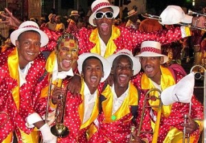 Artists and fans at a 2019 Cape Town Kaapse Klopse. File photo