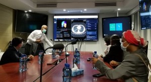Dr Zweli Mkhize and Huawei Chief Executive Officer for South Africa, Spawn Fan were part of the participants at the AI diagnostic and thermal scanning systems