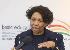 Minister of Basic Education, Angie Motshekga