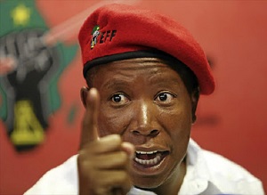 Economic Freedom Fighters (EFF) leader Julius Malema