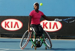 South African wheelchair tennis superstar, Kgothatso Montjane