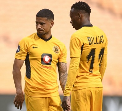 Kaizer Chief duo of Keegan Dolly (left) and Khama Billiat are expected to propel Amakhosi