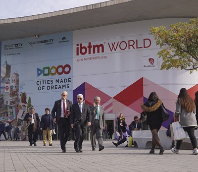 Business Travel and Meetings (IBTM) World in Barcelona, Spain. Photo by IBTM World