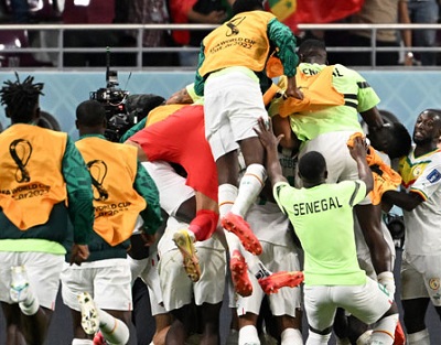 Senegal beat Ecuador 1-0. Photo credit: by OZAN KOSE / AFP)