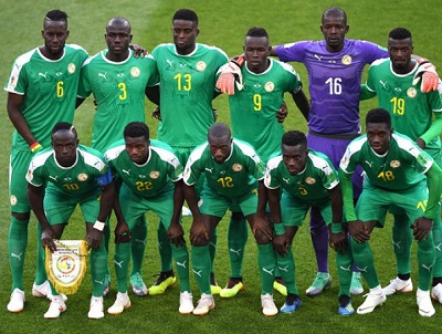 Senegal soccer national team. File photo