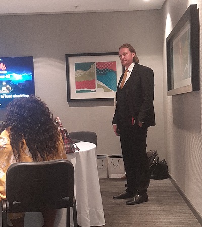 Senior Sales Consultant for Huawei Digital Power Southern Africa, Nick Lusson.