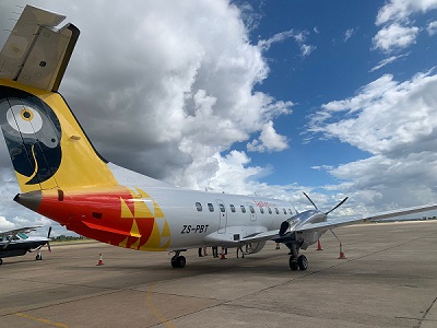 Newly added to the Fastjet fleet is the Embraer 120, 30-seater aircraft