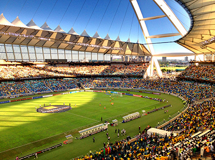 Iconic Moses Mabhida Stadium, Durban, set to host the MTN 8 final