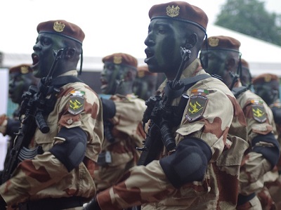 Cote d'Ivoire soldiers