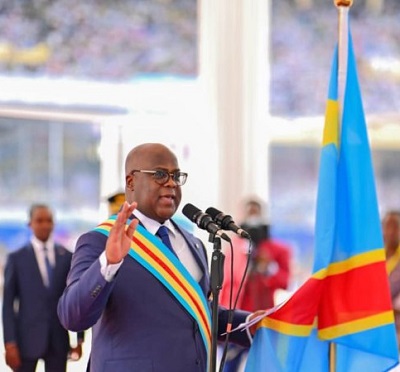 Democratic Republic of Congo (DRC) president Felix Tshisekedi sowrn-in last weekend in in Kinshasa