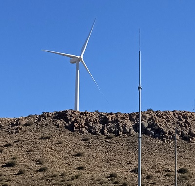 Longyuan South Africa's wind energy project in De Aar, Northern Cape, South Africa. Photo by Savious-Parker Kwinika