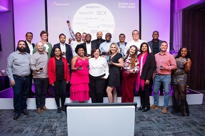 Winners of the 2024 Check Point Channel Partner Awards celebrate