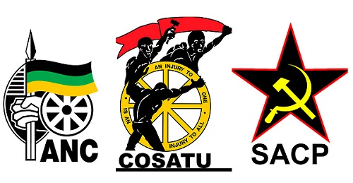 ANC, COSATU, SACP alliance partners logos